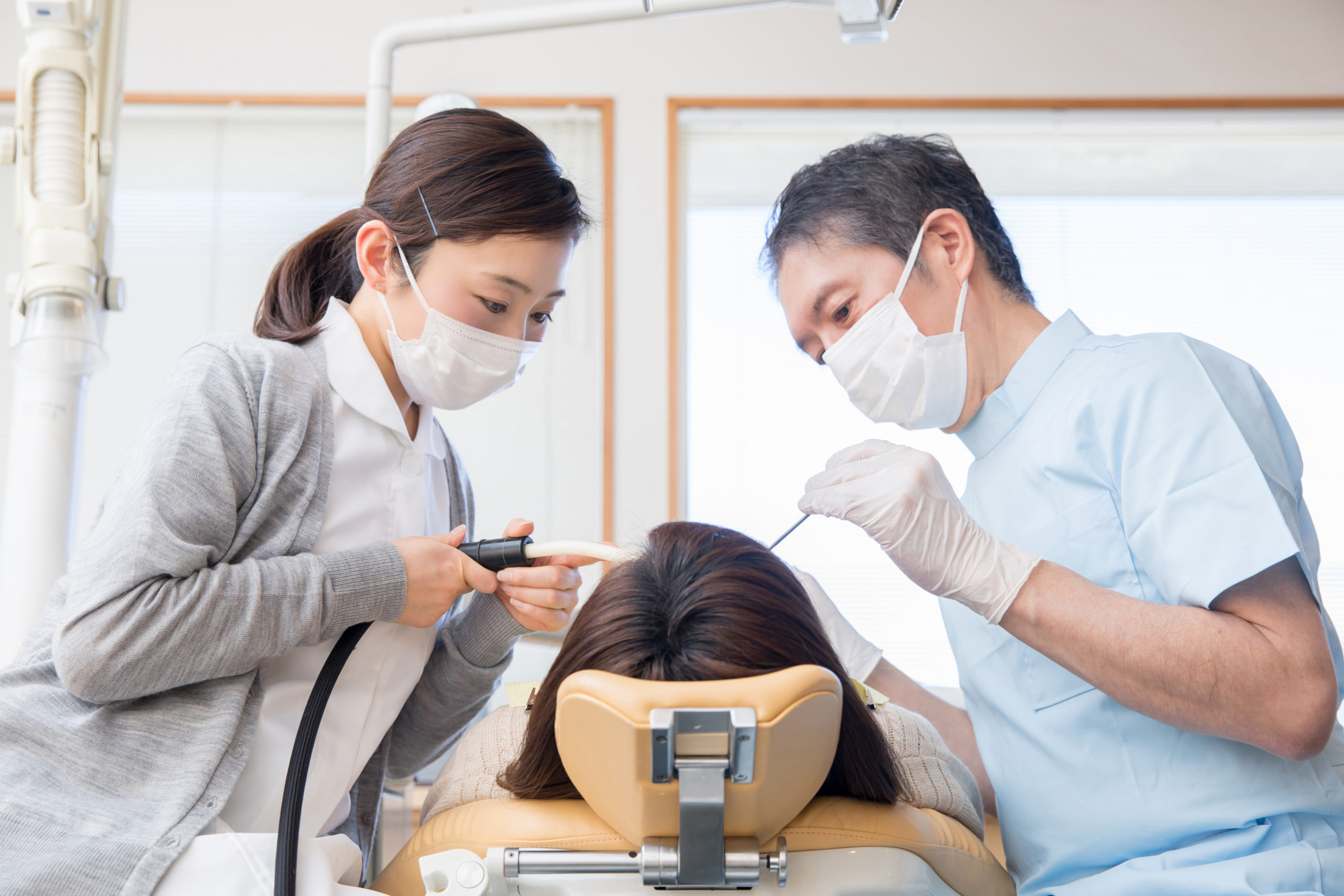 The,Woman,Who,Receives,Treatment,At,A,Dental,Clinic